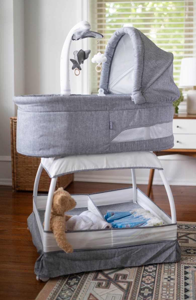 Little Partners TrüBliss<sup>™</sup> Sweetli Nurture<sup>™</sup> Bassinet, Alternate, color, Grey Melange
