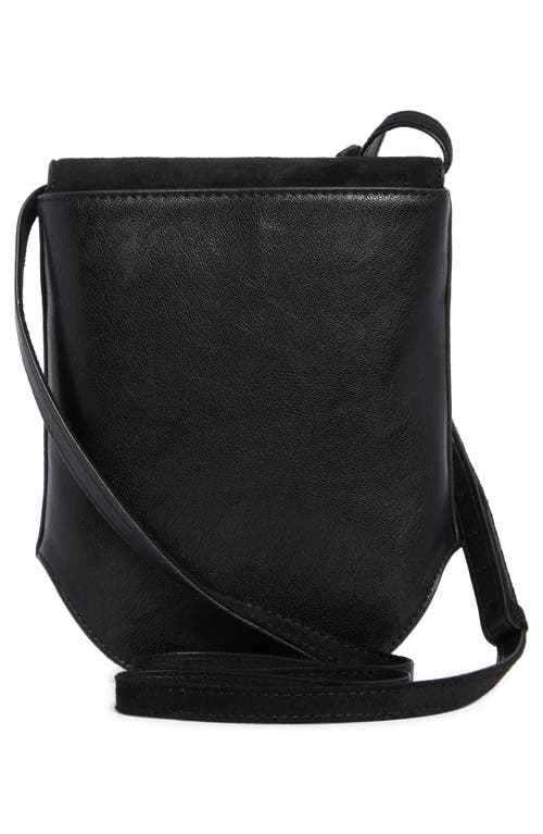 Dolce Vita Perry Top Flap Phone Crossbody Bag In Black
