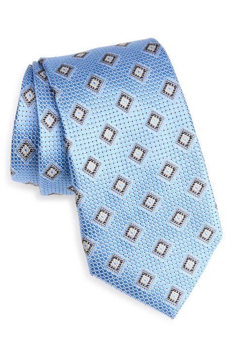Geometric Silk Tie