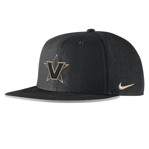 Men's Nike Black Vanderbilt Commodores 2025 On-Field True Performance Baseball Fitted Hat