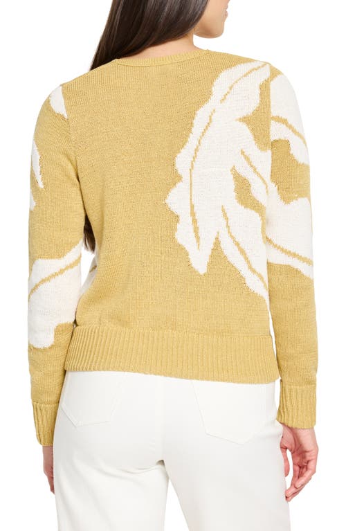 Nic + Zoe Nic+zoe Shadow Reef Sweater In Yellow Multi