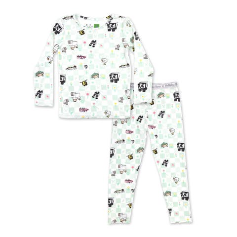 Kids' Minecraft Sleep Repeat Set of 2 Piece Pajamas (Toddler, Little Kid & Big Kid)