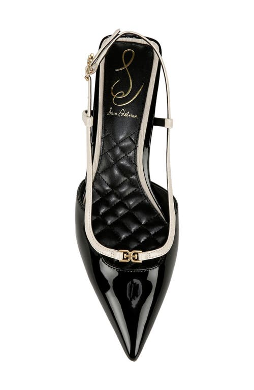 Sam Edelman Toni Slingback Pointed Toe Kitten Heel Pump