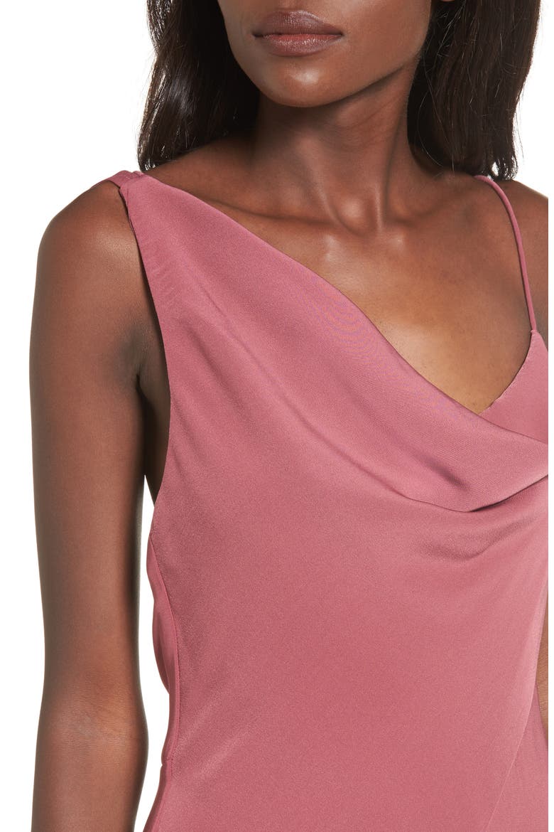 Be Mine Midi Dress, Alternate, color, MULBERRY