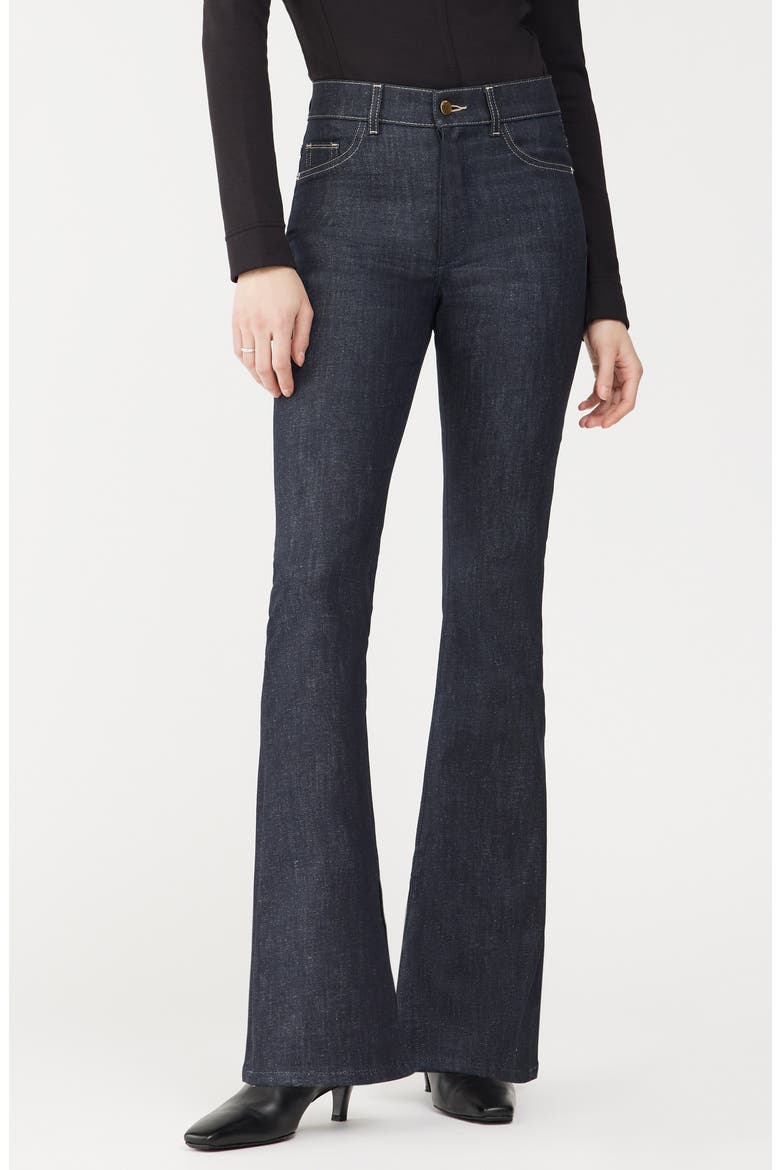 Bridget Bootcut Jeans, Main, color, INDIGO COATED