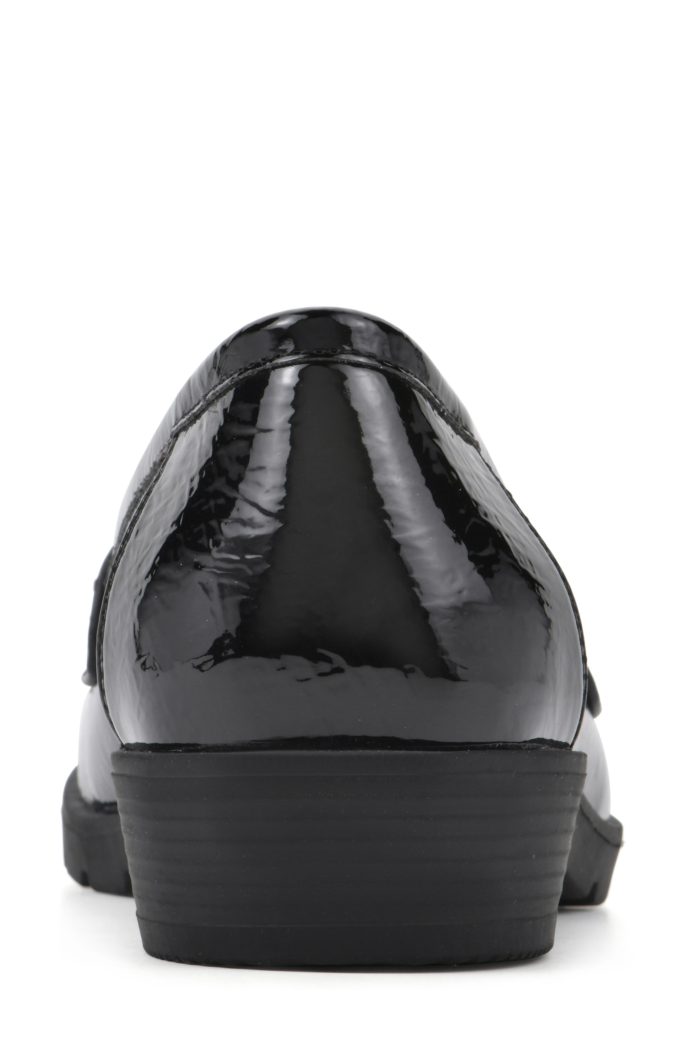 CLIFFS BY WHITE MOUNTAIN Galah Penny Loafer, Alternate, color, Black/ Patent