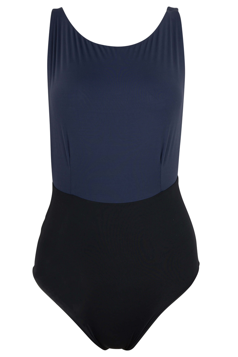 Kate One Piece Swimsuit, Alternate, color, Black / Navy Blue