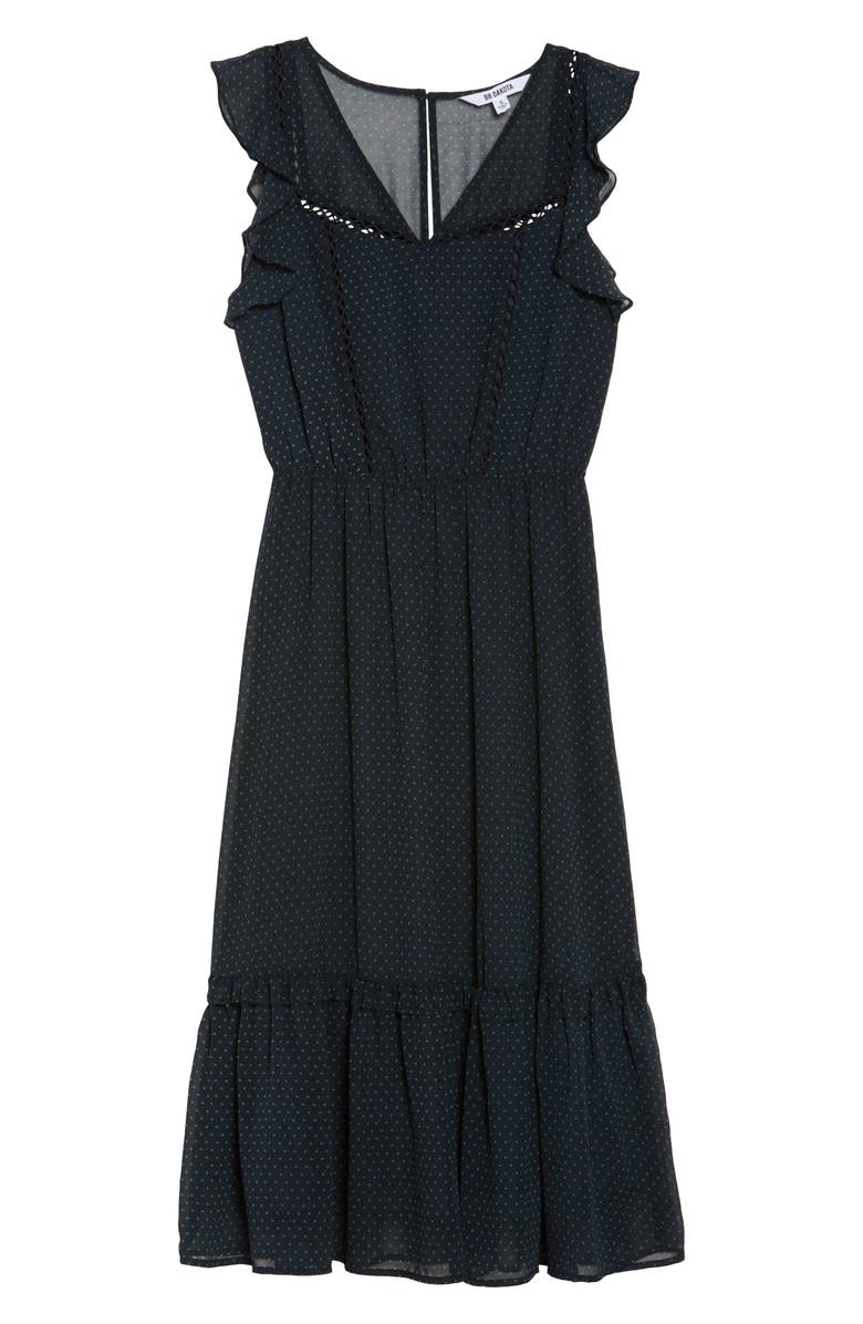 BB Dakota by Steve Madden BB Dakota Carra Ruffle A-Line Dress, Alternate, color,