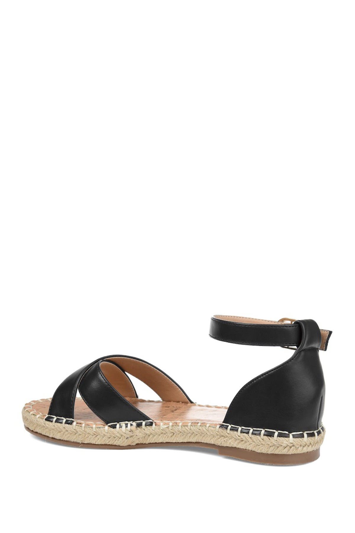 Journee Collection JOURNEE Lyddia Espadrille Sandal, Alternate, color, Black