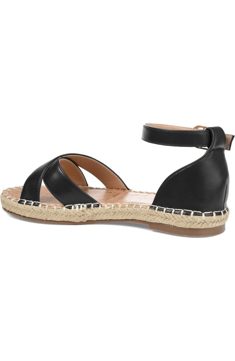 Journee Collection JOURNEE Lyddia Espadrille Sandal, Alternate, color, Black