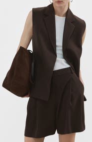 MANGO Notch Lapel Vest