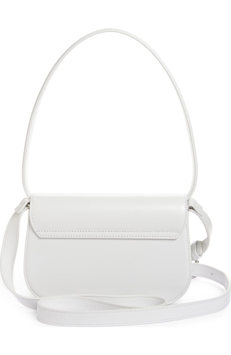 DIESEL<sup>®</sup> 1DR Logo Leather Shoulder Bag, Alternate, color, White