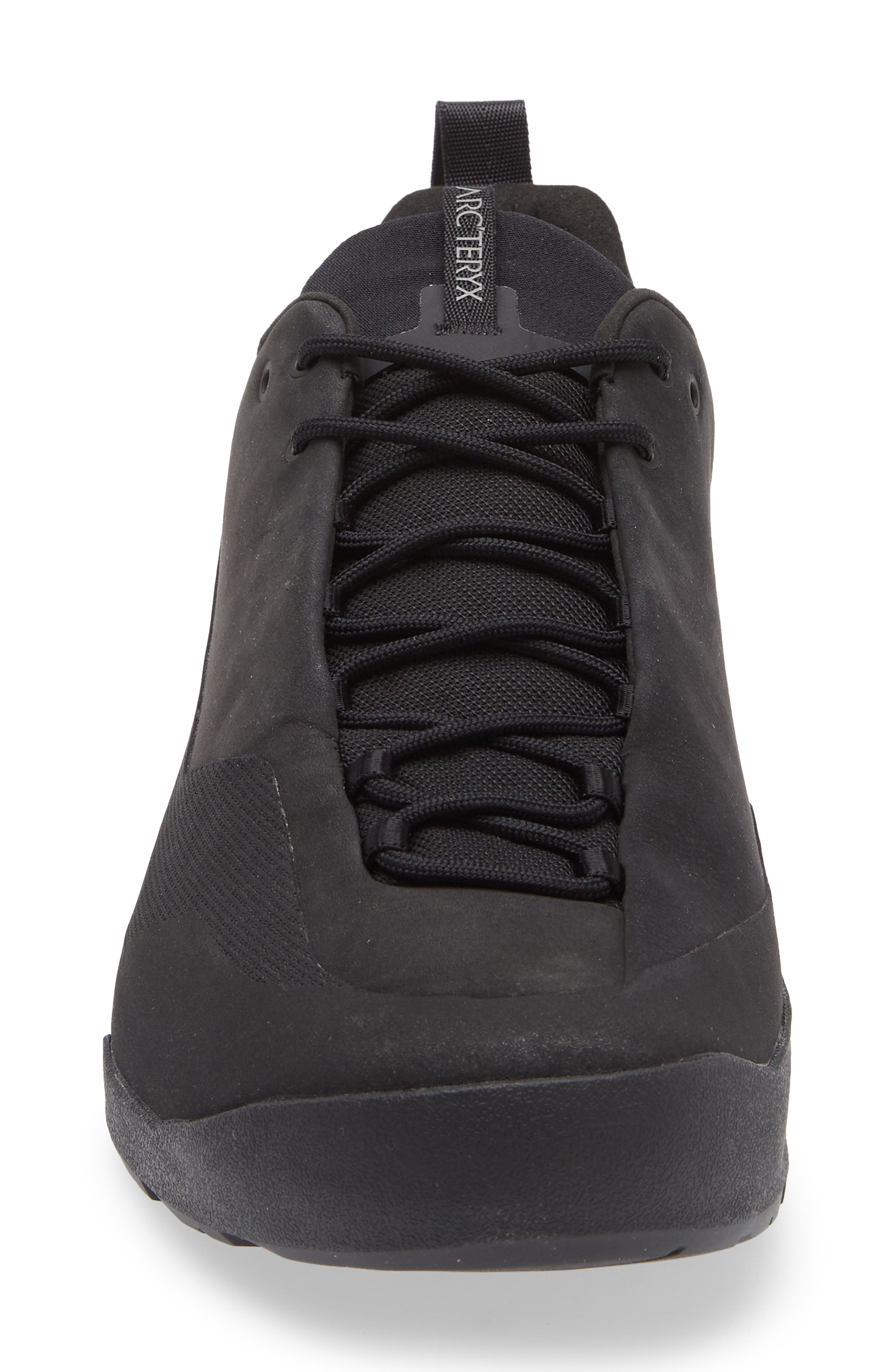 Arc'teryx Konseal Waterproof Running Shoe, Alternate, color, Black/ Black