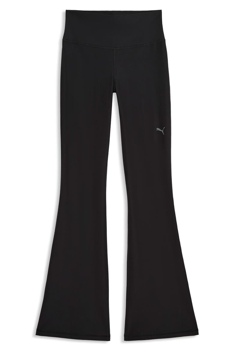 Cloudspun High Waist Flare Leggings, Alternate, color, PUMA BLACK