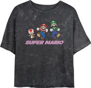 NINTENDO Juniors Nintendo Super Mario Trio T Shirt