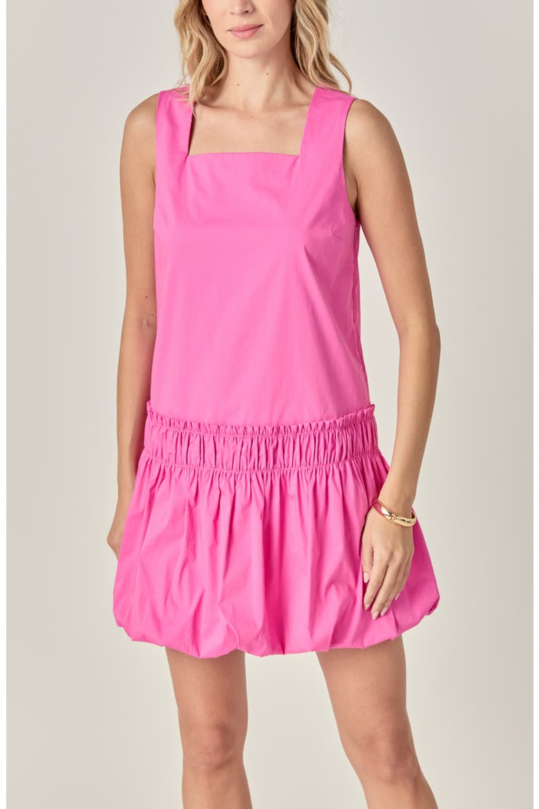 Bubble Skirt Sleeveless Minidress, Alternate, color, PINK