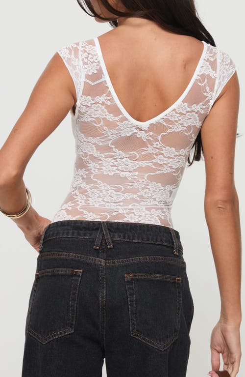 Princess Polly Tantalize Embroidered Lace Bodysuit