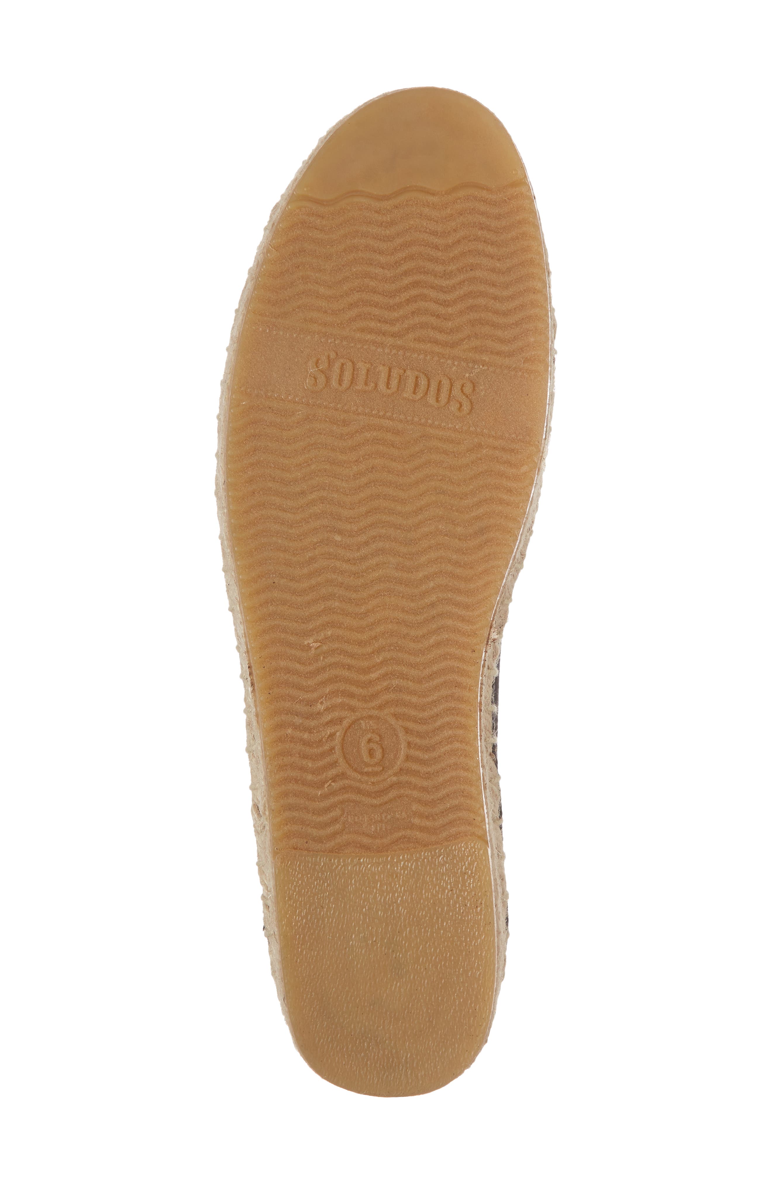 Soludos Platform Espadrille Flat, Alternate, color, 
