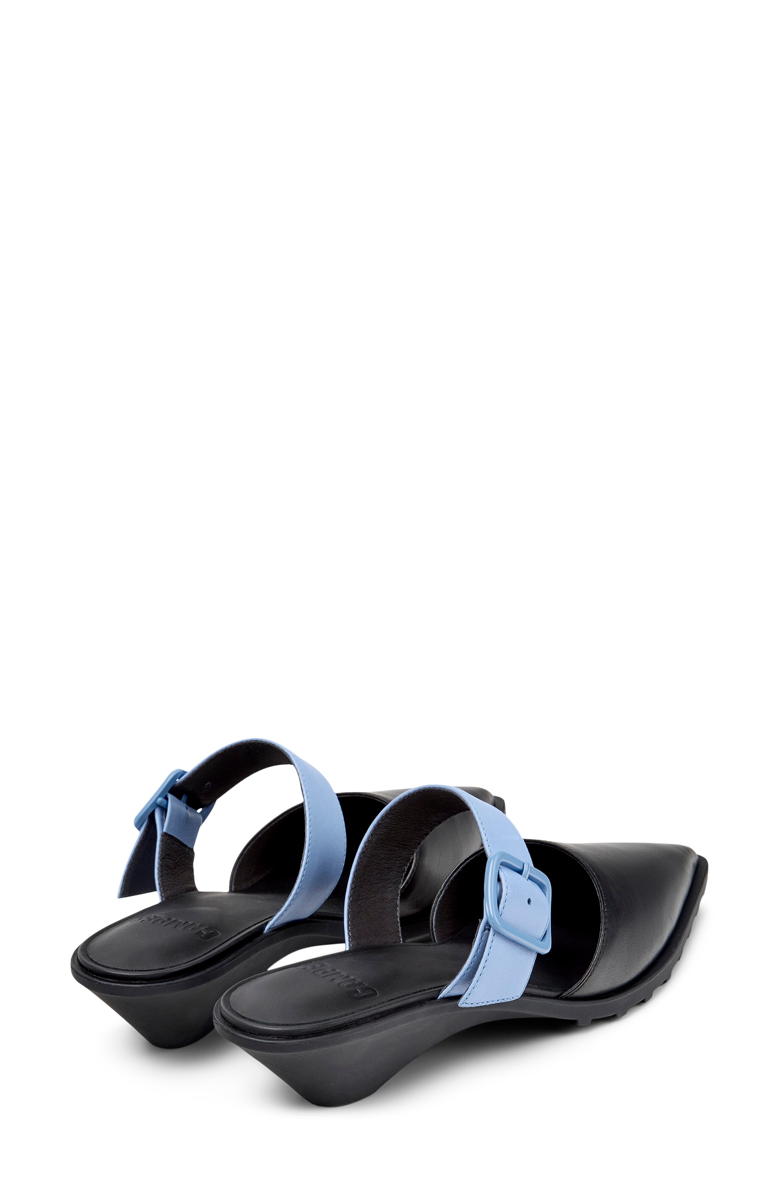 Camper Anita Pointed Toe Mule, Alternate, color, Black