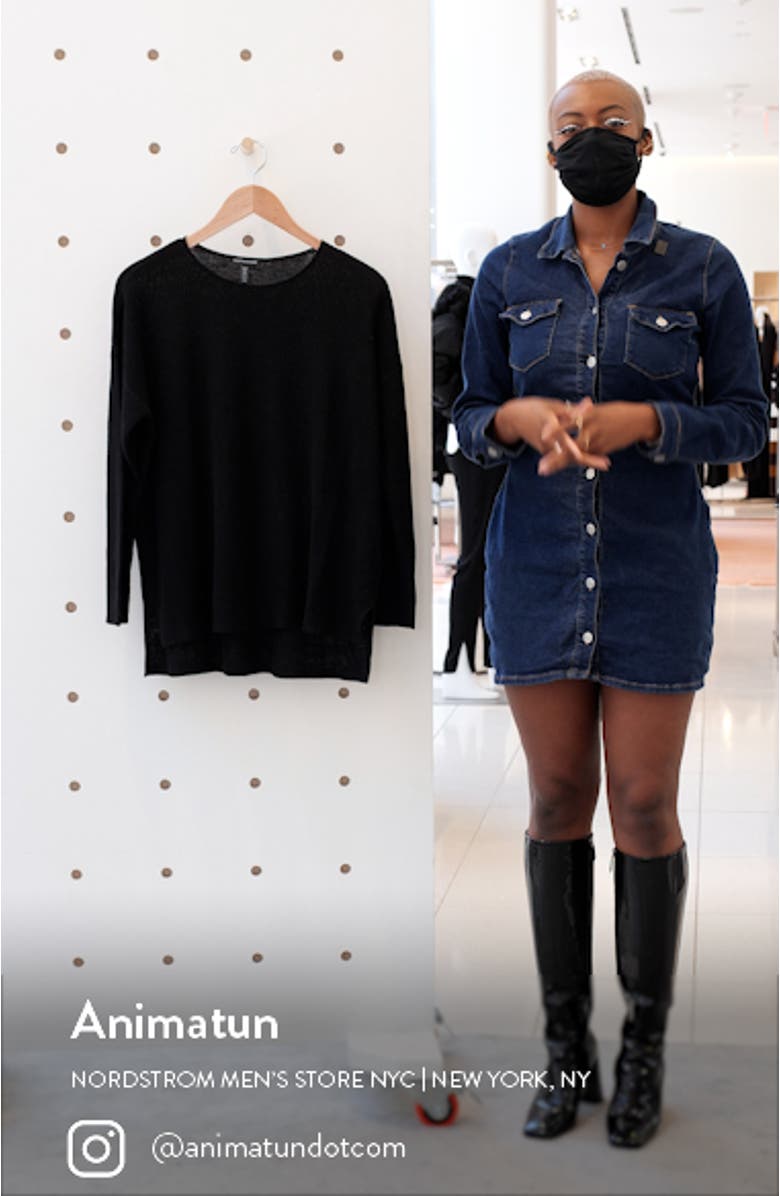 Crewneck Box Pullover, sales video thumbnail