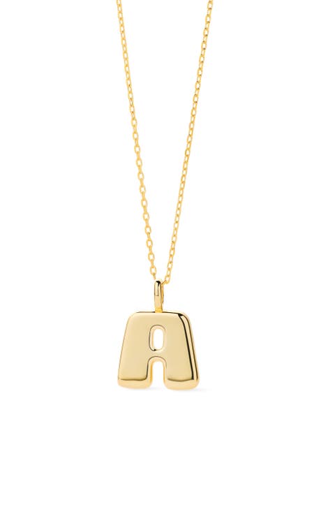 Letter Necklace - Bubble Letter Necklace