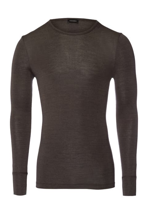 Woolen Silk Wool And Silk Fitted Top