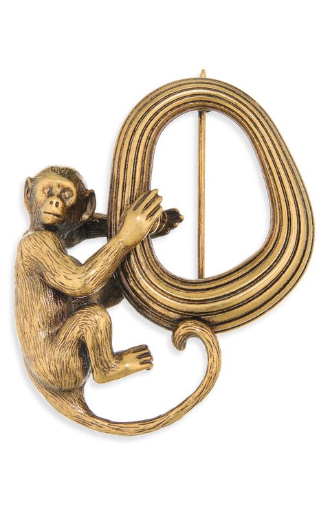 Monkey Brooch