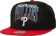 Mitchell & Ness Men's Mitchell & Ness Black Philadelphia Phillies Rise Up Snapback Hat