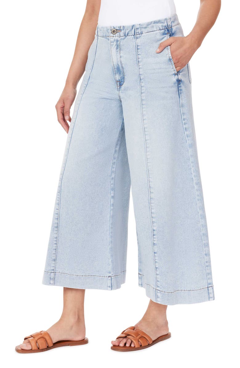 Kensie Drapey High Waist Five Pocket Jeans, Alternate, color, Camden