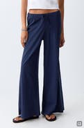 MANGO TEEN Kids' Straight Leg Cotton Jersey Trousers