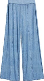 rag & bone rb Miramar Mesh Wide Leg Cover-Up Pants