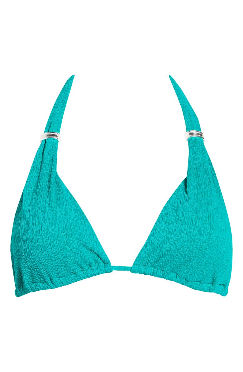 ViX Paula Hermanny Firenze Triangle Bikini Top, Alternate, color, Green