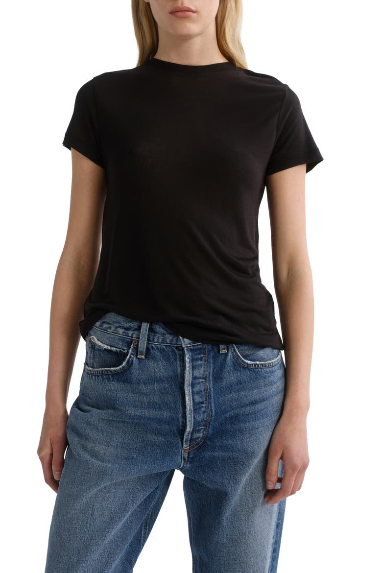 Adine T-Shirt, Alternate, color, BLACK