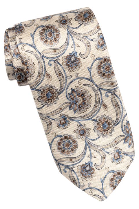Niccolò - Printed Silk Tie for Men