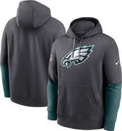 Nike Men's Nike Anthracite Philadelphia Eagles 2024 Sideline Club Pullover Hoodie