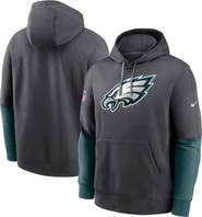 Nike Men's Nike Anthracite Philadelphia Eagles 2024 Sideline Club Pullover Hoodie