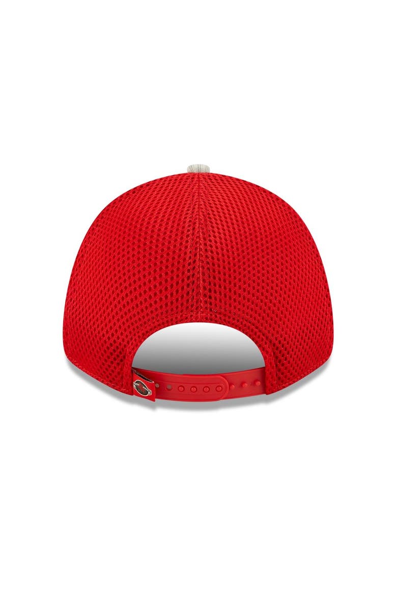 New Era Men's New Era Gray/Red Houston Rockets Active 9FORTY Snapback Hat, Alternate, color, 