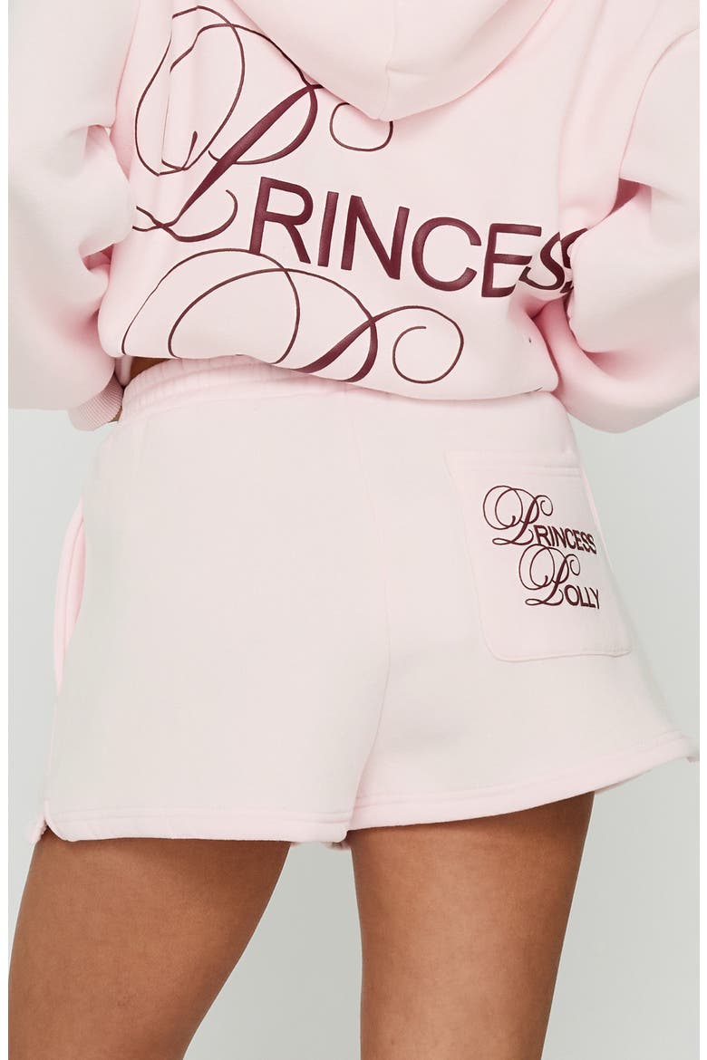 Rossalie Fleece Shorts, Alternate, color, PINK