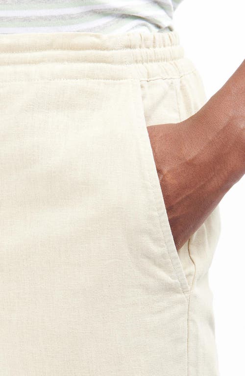 BARBOUR BARBOUR LINEN & COTTON BLEND SHORTS