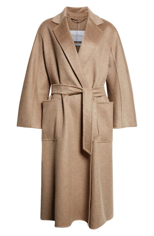 Max Mara Ludmilla Double Face Cashmere Coat In Brown