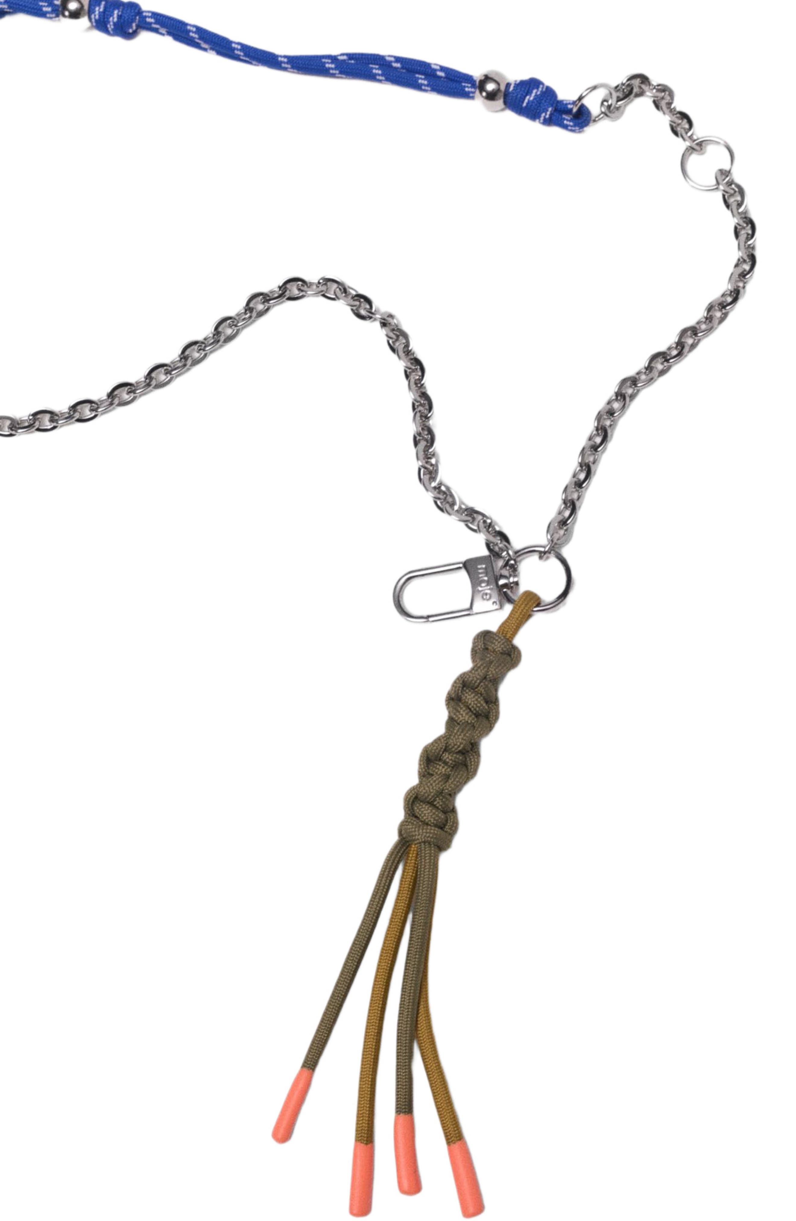 maje Chain & cord mix bag charms, Alternate, color, Multi-Coloured