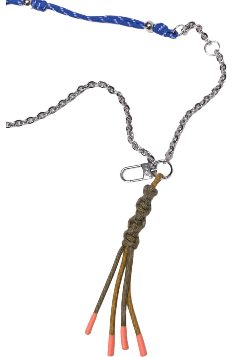 maje Chain & cord mix bag charms, Alternate, color, Multi-Coloured