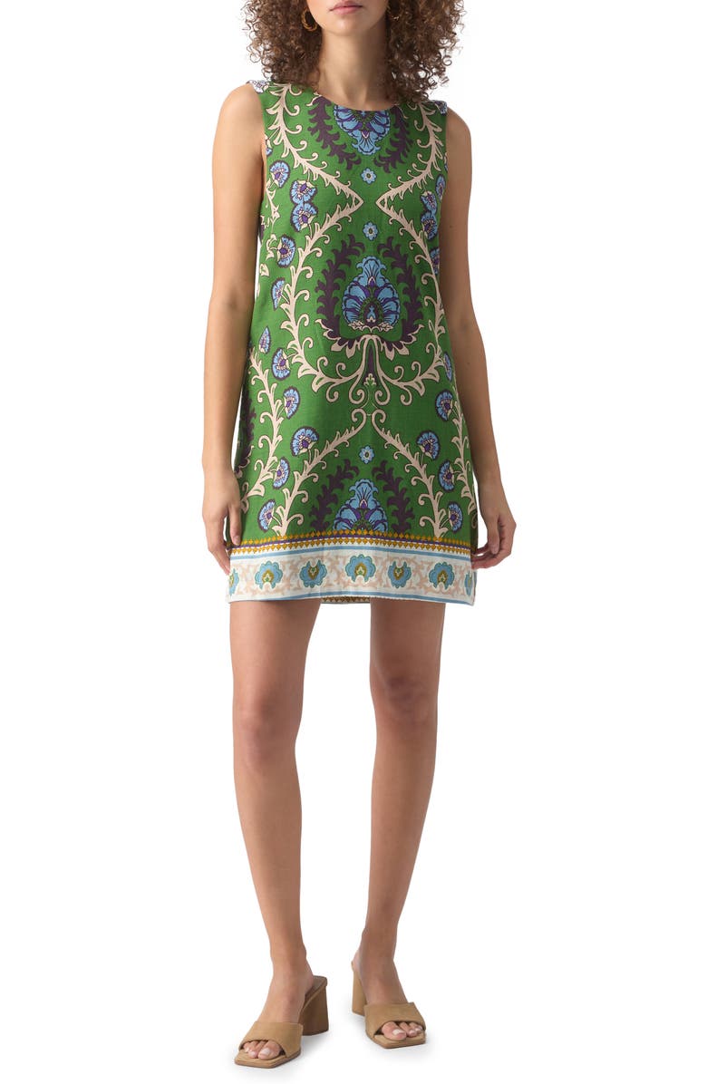 Sanctuary Easy Print Sleeveless Shift Minidress, Main, color,