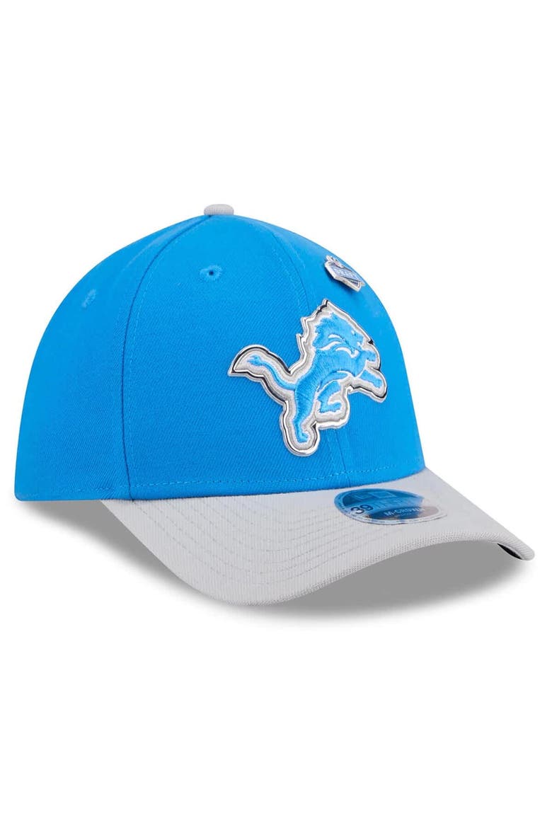 Men's New Era  Blue/Silver Detroit Lions 2026 NFL Draft 39THIRTY M-Crown Flex Hat, Alternate, color, Blue