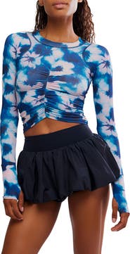 Free People FP Movement Tempo Ruched Crop Top