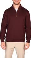 TailorByrd Rib Knit Quarter Zip Pullover
