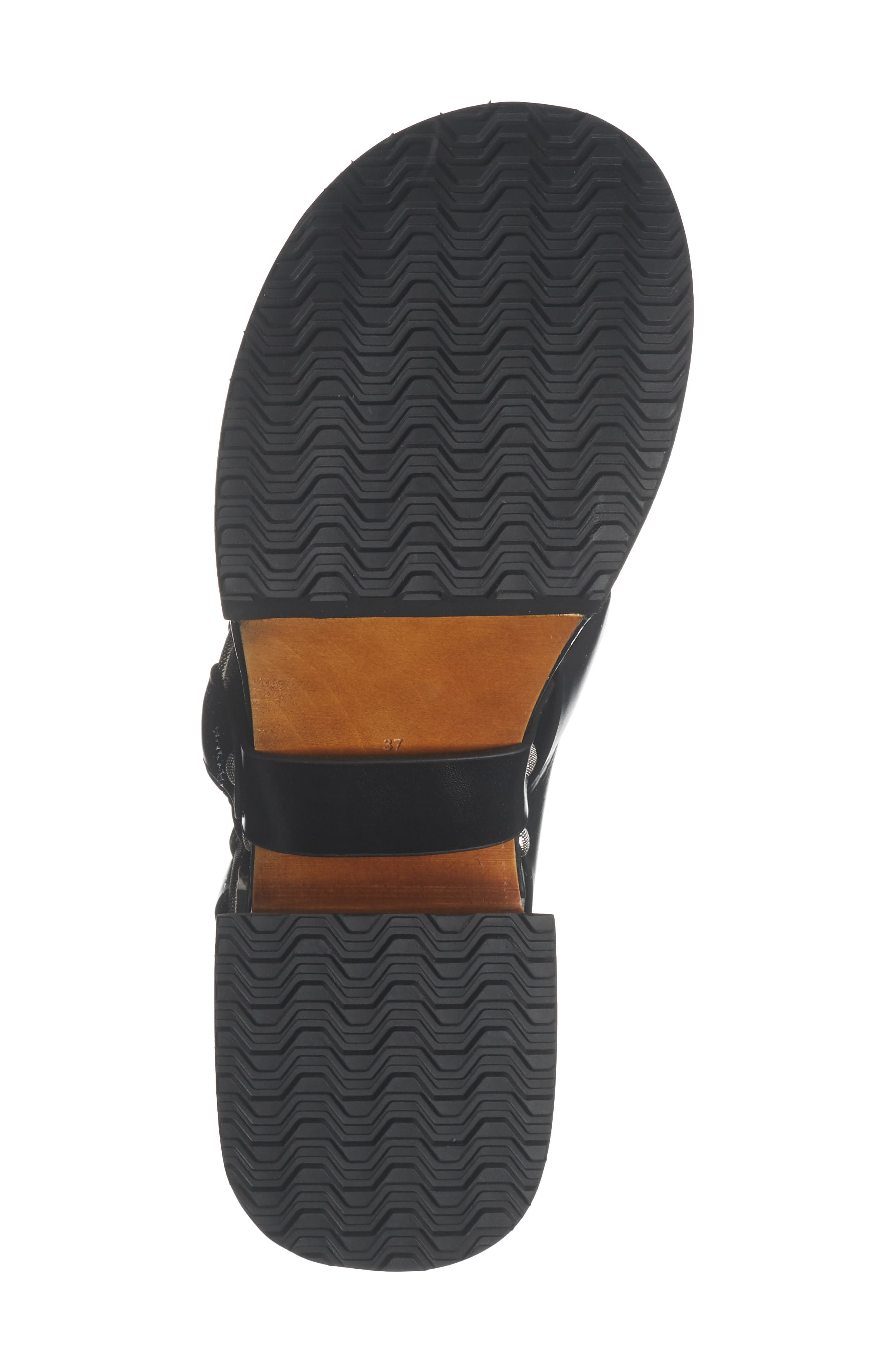 rag & bone Farrah Harness Clog, Alternate, color, Black