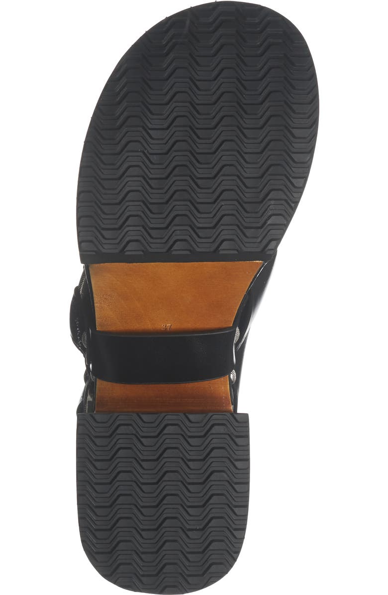 rag & bone Farrah Harness Clog, Alternate, color, Black