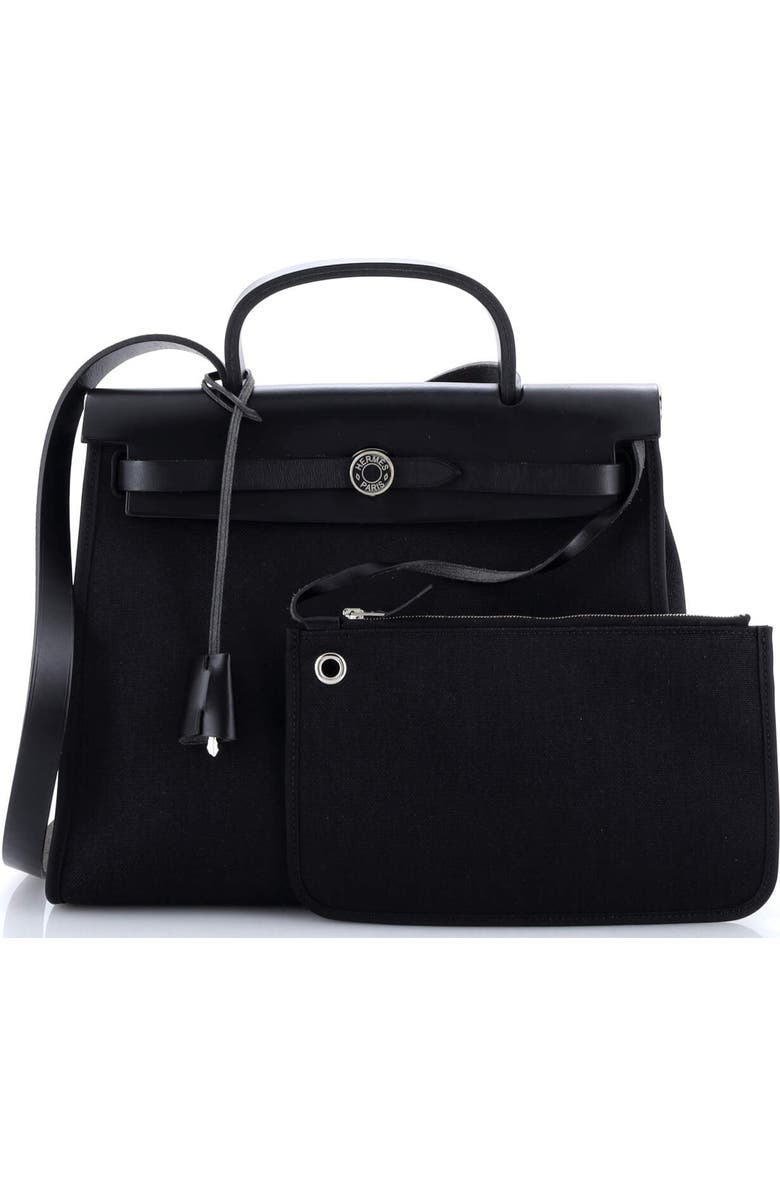 Pre-Owned Hermes Herbag Toile and Leather PM, Alternate, color,