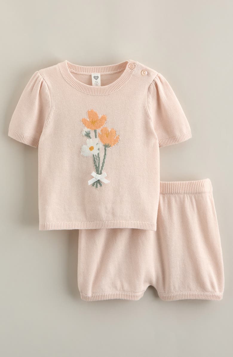 Nordstrom Icon Sweater Set, Main, color, Pink Heaven Bouquet